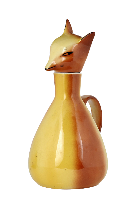 soviet russia era pitcher with a fox head