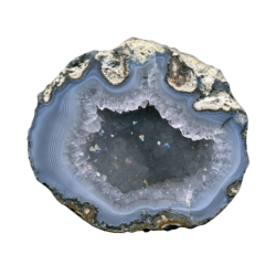 blue quartz and agate las choyas geode