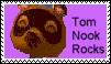 stamp that says tom nook rocks