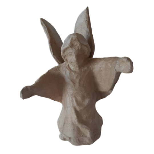 faceless stone angel figurine